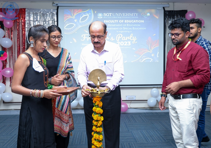 Lamp Lightning By Dr. Atul Nasa Sir as chief guest.